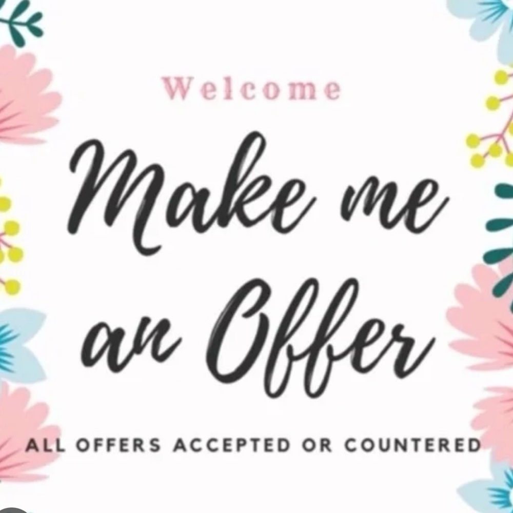 Floral Welcome Sign - Pink and Blue